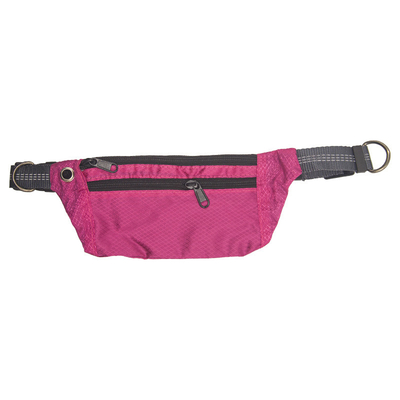 Pet Reflective Hands Free Leash Belt Belt Belt Sports Traction Large Capacity Waist Bag