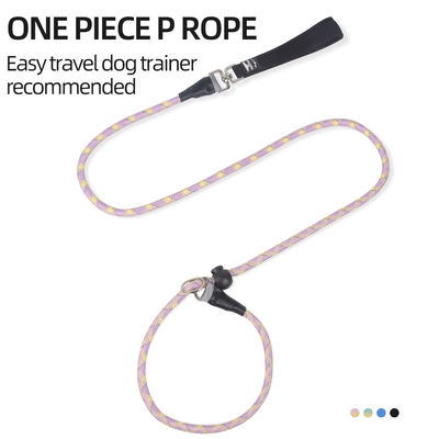 Pet Nylon Adjustable Leash No Hand-Tightening Dog Explosion-Proof Reflective Integrated Dog Leash