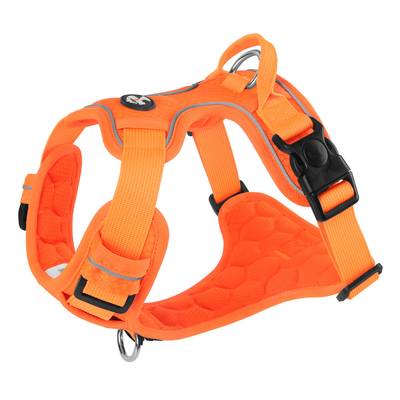 Pet Massage Chest Harness Reflective Breathable Mesh Vest Style For Small Medium And Large Dogs
