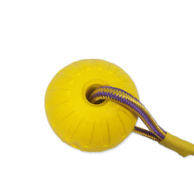Floating Solid Elastic Light Pet Training Eva Chew Toy Ball 7x7cm With Rope